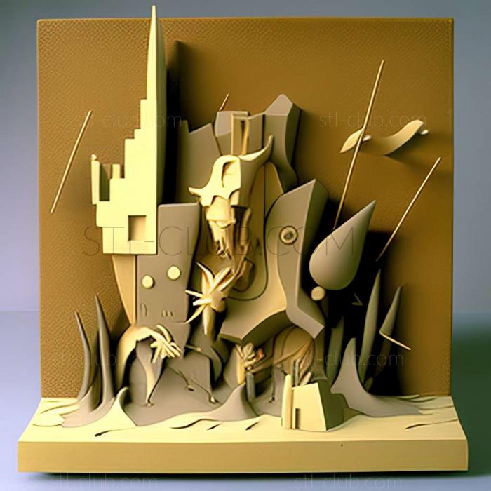 3D model Yves Tanguy (STL)
